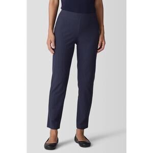 Eileen Fisher Washable Stretch Crepe Pant Ink Size L